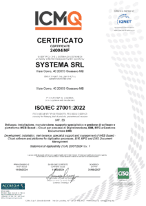 Certificazione ISO 27001:2017 